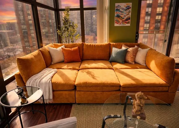 South Loop 2br Skyline Views - 5 Min To Grant Park Apartamento