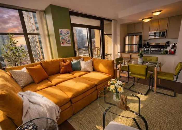 South Loop 2br Skyline Views - 5 Min To Grant Park *