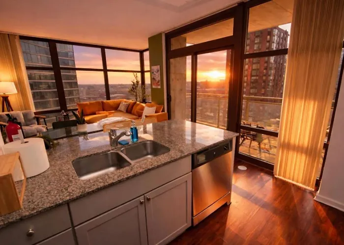 Apartamento South Loop 2br Skyline Views - 5 Min To Grant Park Chicago